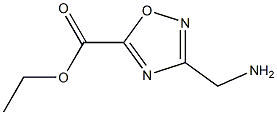 ethyl 3-(aminomethyl)-1,2,4-oxadiazole-5-carboxylate Struktur