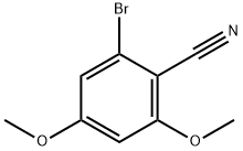 2-bromo-4,6-dimethoxybenzonitrile Struktur