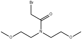 2-Bromo-N,N-bis(2-methoxyethyl)acetamide Struktur