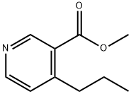 4-Ethyl-pyridine-3-carboxylic acid methyl ester Struktur