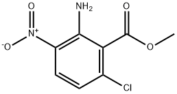 methyl 2-amino-6-chloro-3-nitrobenzoate Struktur