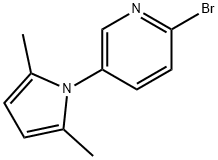 1-(2-bromopyridine-5-yl)-2,5-dimethyl-1H-pyrrole Struktur