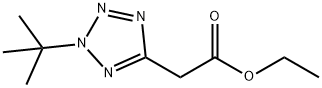 ethyl 2-(2-tert-butyltetrazol-5-yl)acetate Struktur