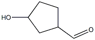 3-hydroxycyclopentane-1-carbaldehyde Struktur