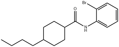 N-(2-bromophenyl)-4-butylcyclohexane-1-carboxamide Struktur