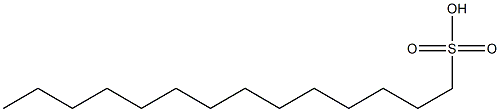 Tetradecane-1-sulfonic acid Struktur