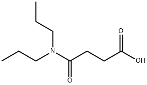 3-(dipropylcarbamoyl)propanoic acid Struktur