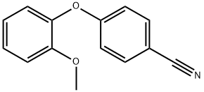 4-(2-methoxyphenoxy)benzonitrile Struktur