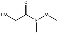 2-hydroxy-N-methoxy-N-methylacetamide Struktur