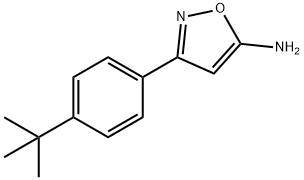 3-(4-tert-butylphenyl)-1,2-oxazol-5-amine Struktur