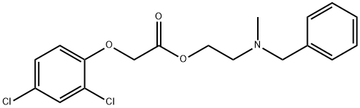 2-[benzyl(methyl)amino]ethyl (2,4-dichlorophenoxy)acetate Struktur