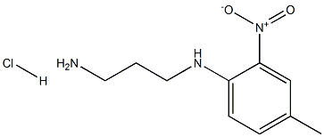 N1-(4-Methyl-2-nitrophenyl)propane-1,3-diamine hydrochloride Struktur