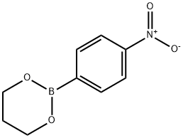 2-(4-Nitrophenyl)-1,3,2-dioxaborinane Struktur