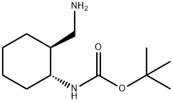 (2-(aminomethyl)cyclohexyl)carbamate Struktur