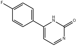 2-Hydroxy-4-(4-fluorophenyl)pyrimidine Struktur