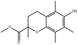 2H-1-Benzopyran-2-carboxylic acid, 3,4-dihydro-6-hydroxy-2,5,7,8-tetramethyl-, methyl ester