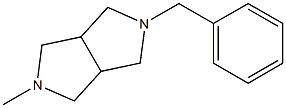 2-benzyl-5-methyloctahydropyrrolo[3,4-c]pyrrole Struktur