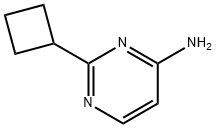 4-Amino-2-(cyclobutyl)pyrimidine Struktur