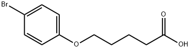 5-(4-bromophenoxy)pentanoic acid Struktur