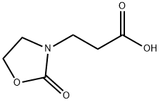 3-(2-OXO-1,3-OXAZOLIDIN-3-YL)PROPANOIC ACID Struktur