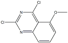 2,4-Dichloro-5-methoxy-quinazoline Struktur