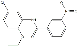 N-(5-chloro-2-ethoxyphenyl)-3-nitrobenzamide Struktur