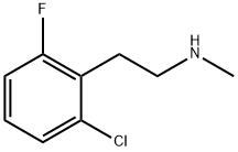 [2-(2-chloro-6-fluorophenyl)ethyl](methyl)amine Struktur