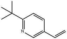 2-tert-butyl-5-vinylpyridine Struktur