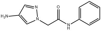 2-(4-amino-1H-pyrazol-1-yl)-N-phenylacetamide Struktur