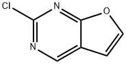 2-chlorofuro[2,3-d]pyrimidine Struktur