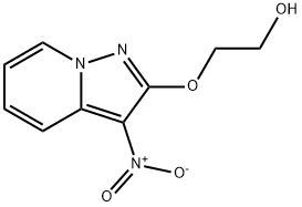 2-({3-nitropyrazolo[1,5-a]pyridin-2-yl}oxy)ethan-1-ol Struktur