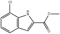 methyl 7-chloro-1H-indole-2-carboxylate Struktur