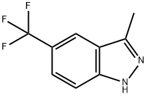 3-Methyl-5-(trifluoromethyl)-1H-indazole Struktur