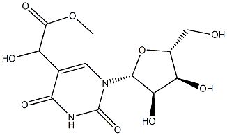 5-(Carboxyhydroxymethyl)uridine methyl ester, 945684-13-9, 結(jié)構(gòu)式