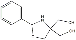 (2-phenyloxazolidine-4,4-diyl)dimethanol Struktur