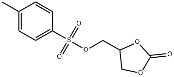 1,3-Dioxolan-2-one, 4-[[[(4-methylphenyl)sulfonyl]oxy]methyl]- Struktur