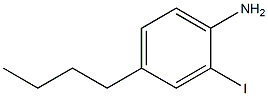 4-butyl-2-iodoaniline Struktur