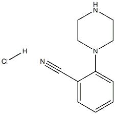 2-(piperazin-1-yl)benzonitrile hydrochloride Struktur