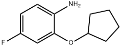 2-(cyclopentyloxy)-4-fluoroaniline Struktur