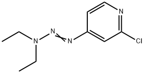 2-chloro-4-(3,3-diethyltriaz-1-en-1-yl)pyridine Struktur