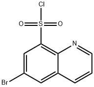 6-BROMOQUINOLINE-8-SULFONYL CHLORIDE Struktur