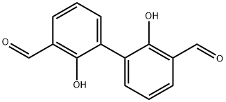 3,3'-bis-formylbiphenyl-2,2'-diol Struktur