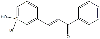 3Hydroxy-3-BromoChalcone Struktur