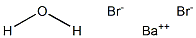 Barium bromide monohydrate Struktur