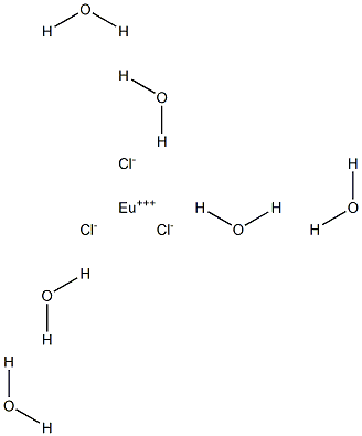 Europium(III) chloride hexahydrate Struktur