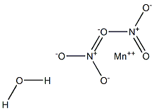 Manganese(II) nitrate monohydrate Struktur