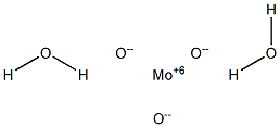 Molybdenum(VI) trioxide dihydrate Struktur