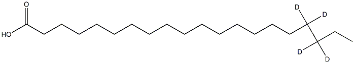 Arachidic Acid-17,17,18,18-D4 Struktur