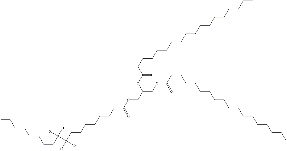 Tristearin (-9,9,10,10-D4) Struktur