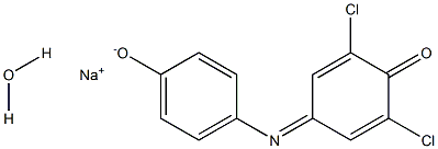 2,6-Dichloroindophenol sodium salt hydrate Struktur